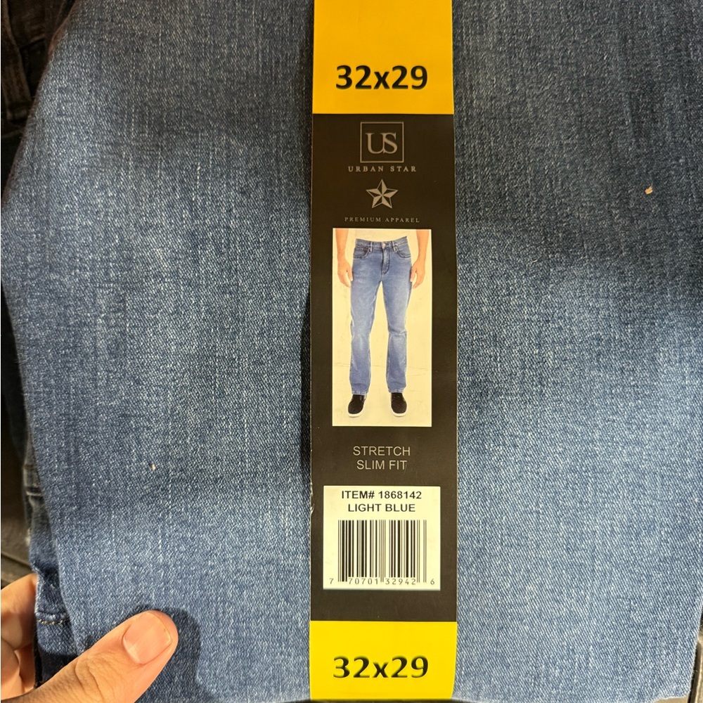 Urban Star Light Blue Slim Fit Jeans